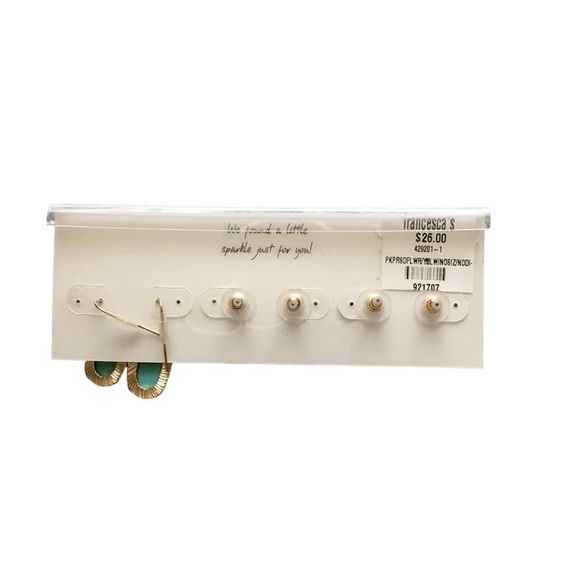 NWT Francesca’s Alexa Floral 3 Pack Multi Earring Set - Picture 5 of 6